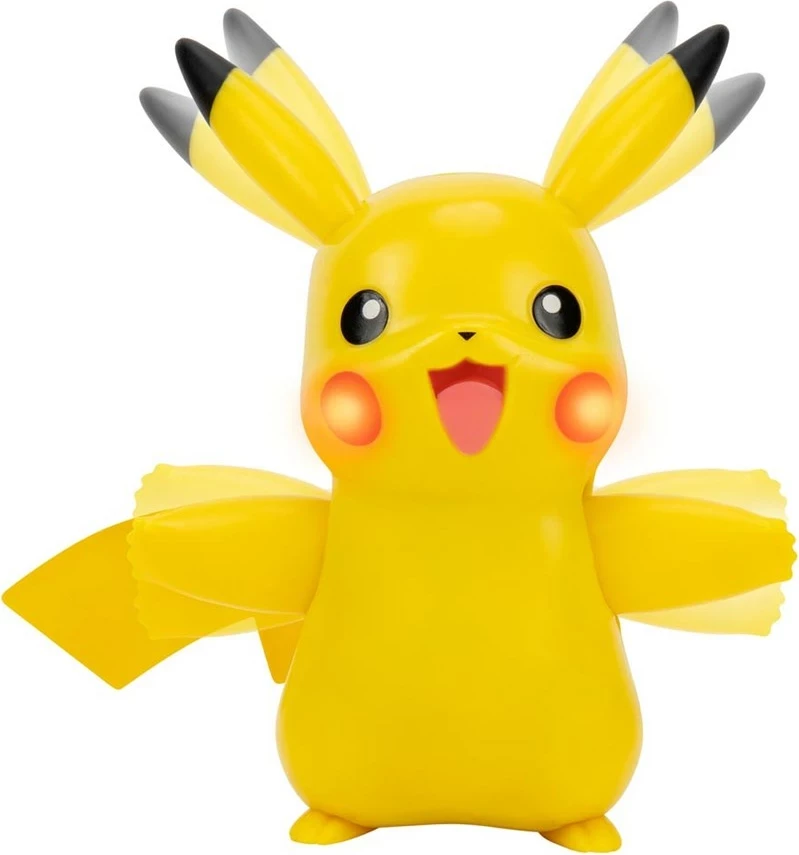 Figurë lodër Pokémon Jazwares My Partner Pikachu, elektronike, me drita dhe tinguj, e verdhë