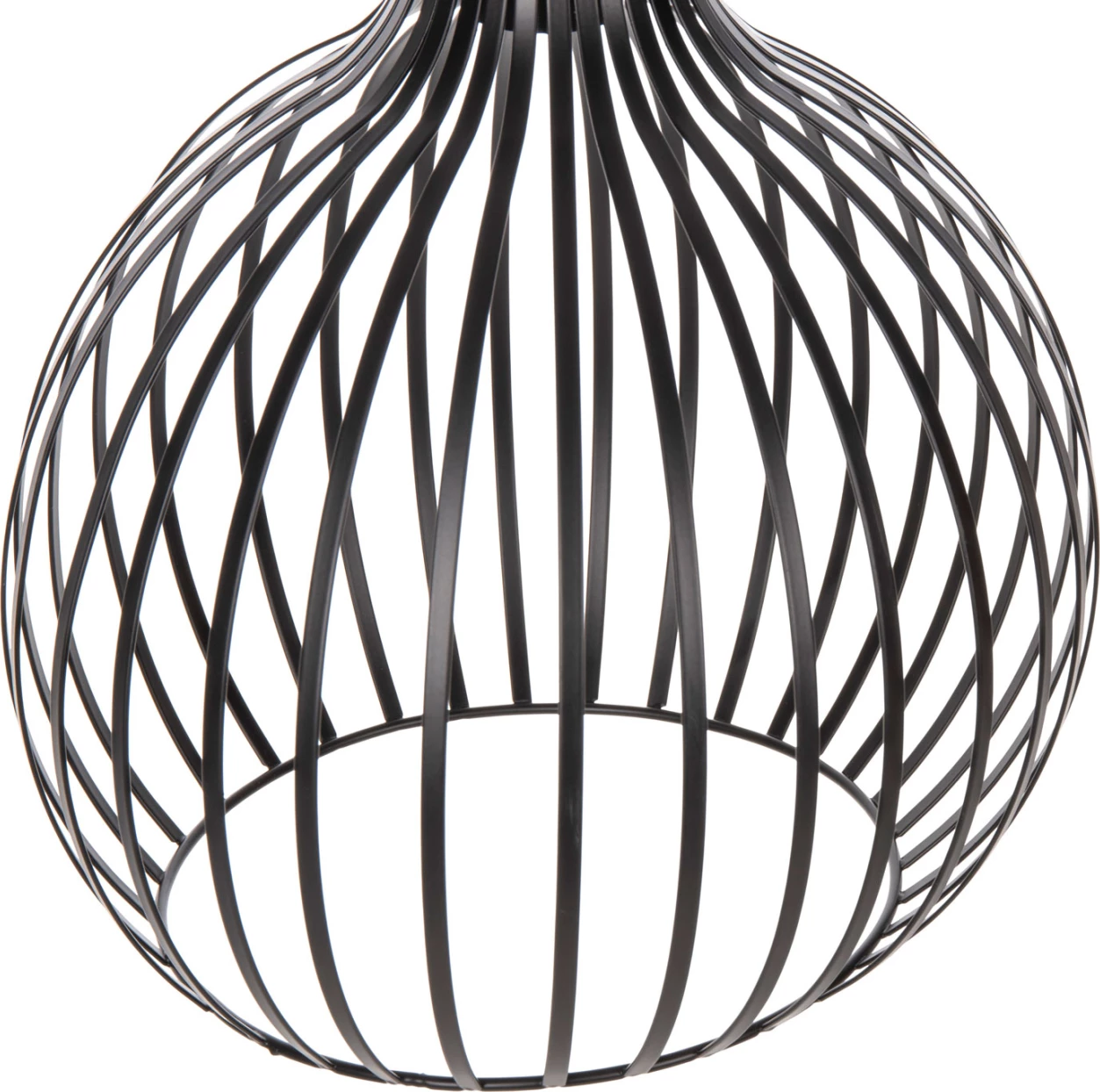 Llambë varëse tavani, kapak metali i zi, FH4164, Φ28x138H cm