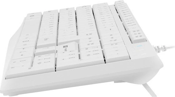 Tastierë Natec  Nautilus Slim, e bardhë