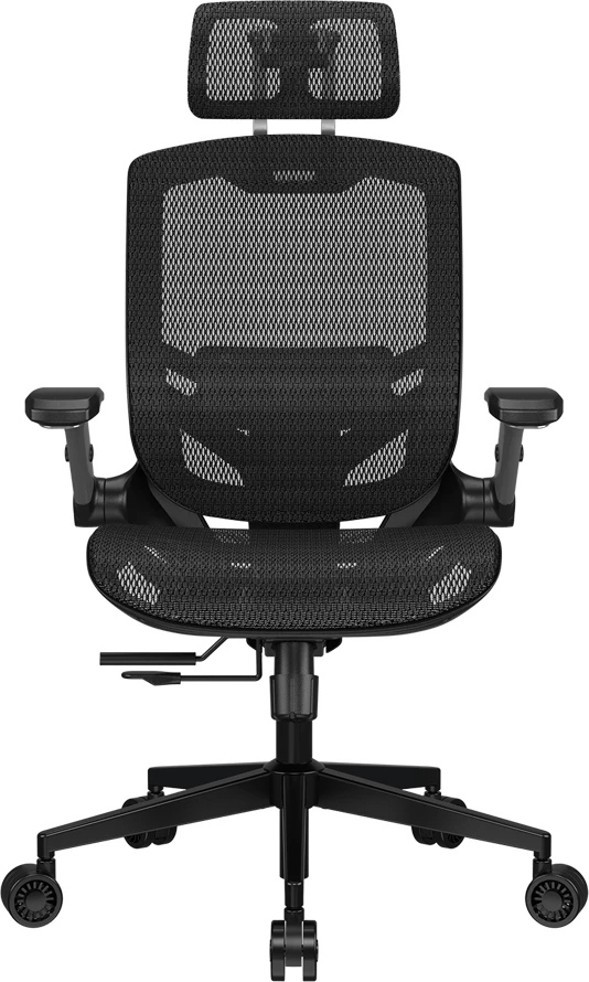 Karrige gaming COUGAR Speeder One, rrjetë, 2D mbështetëse krahu, 135°, 120 kg, e zezë