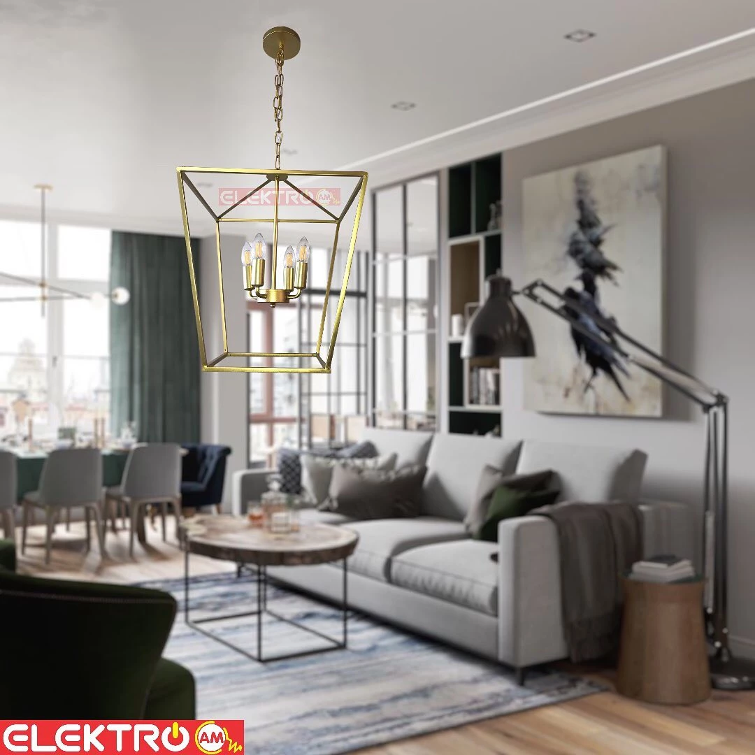 Abazhur klasik 4 llampa