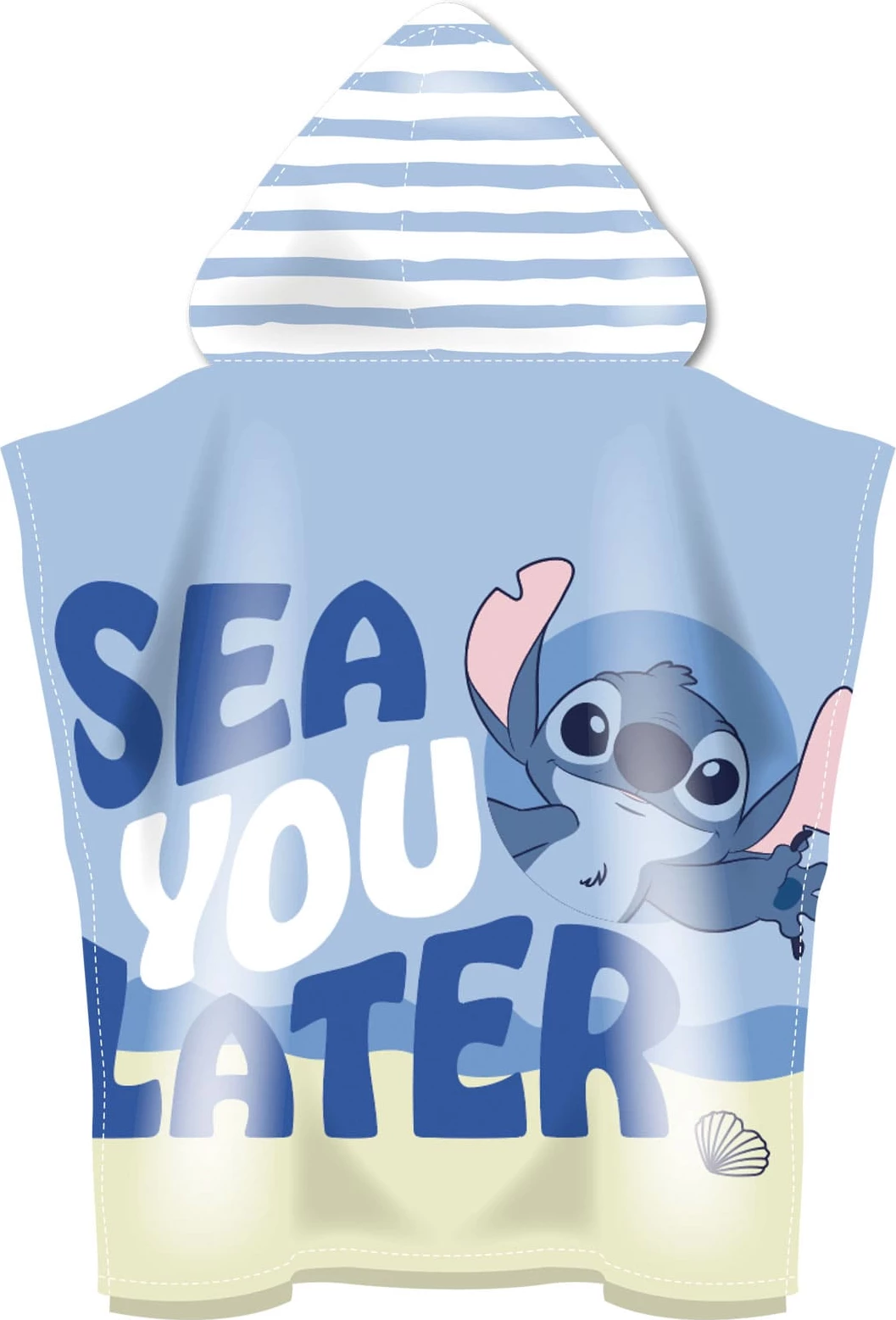 Peshqir Disney Stitchb - Microf Poncho 245G
