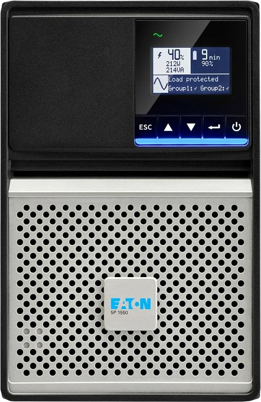 UPS Eaton 5P Gen2 1350W Line-Interactive, 8x C13, LCD, zezë/argjendtë