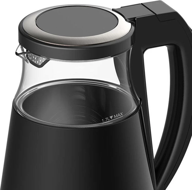 Ibrik elektrik Deerma SH90W me ekran të zgjuar, 1.7L, 1700W, i zi