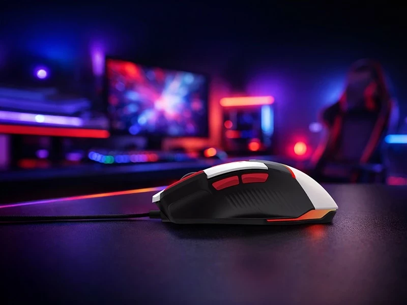 Maus gaming Tracer GameZone Spectra, USB e lidhur, 7200 DPI, RGB, e bardhë