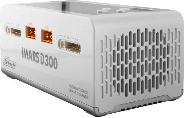 Karikues Gens ace IMARS D300 G-Tech Channel, 300W/700W, për bateri RC, i bardhë
