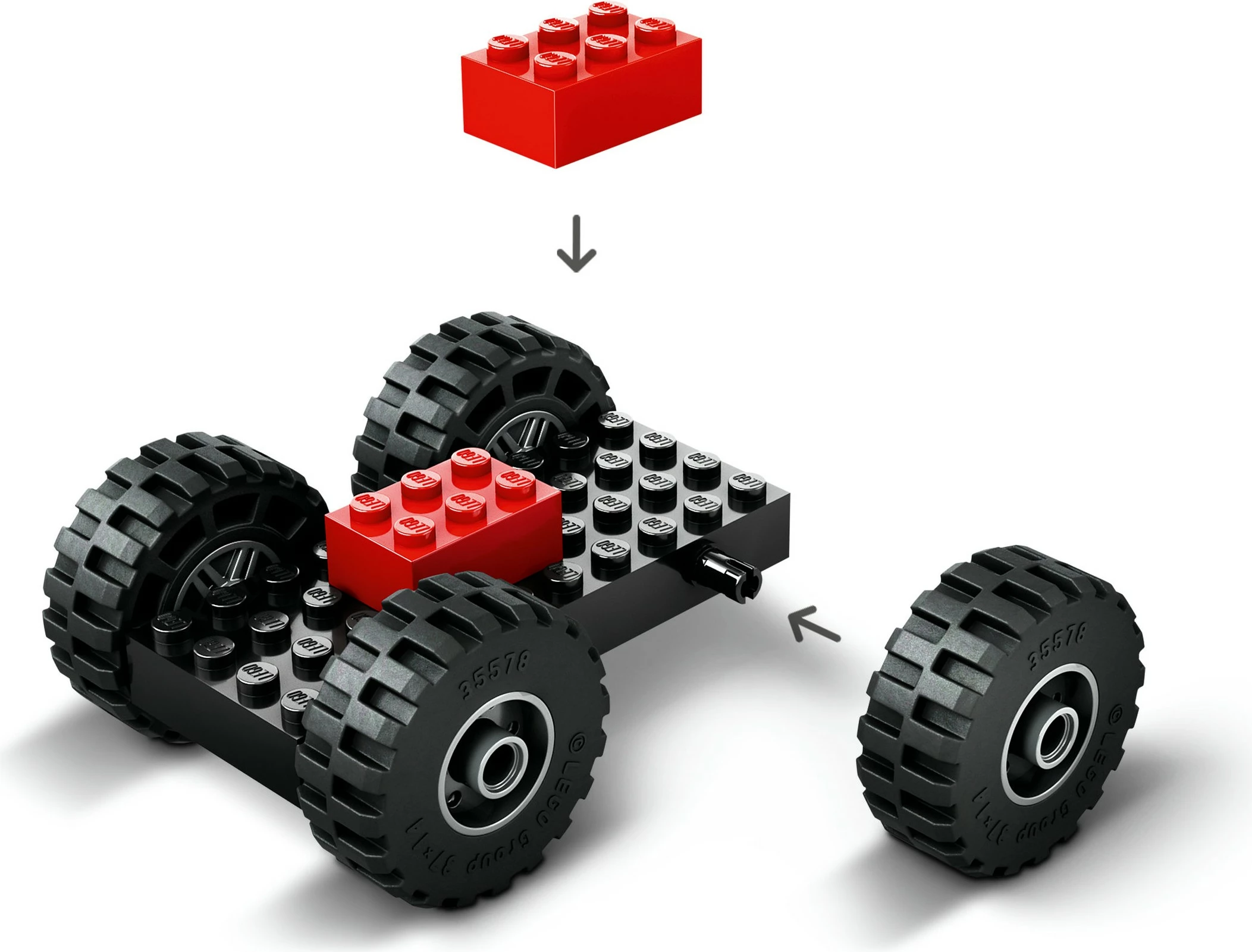 Set ndërtimi LEGO City 60450 Radlader, 81 pjesë, multikolor