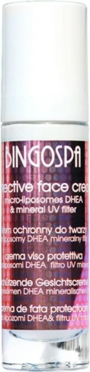 Krem fytyre mbrojtës për femra BingoSpa Micro-Liposomes DHEA Mineral UV Filter 50ml