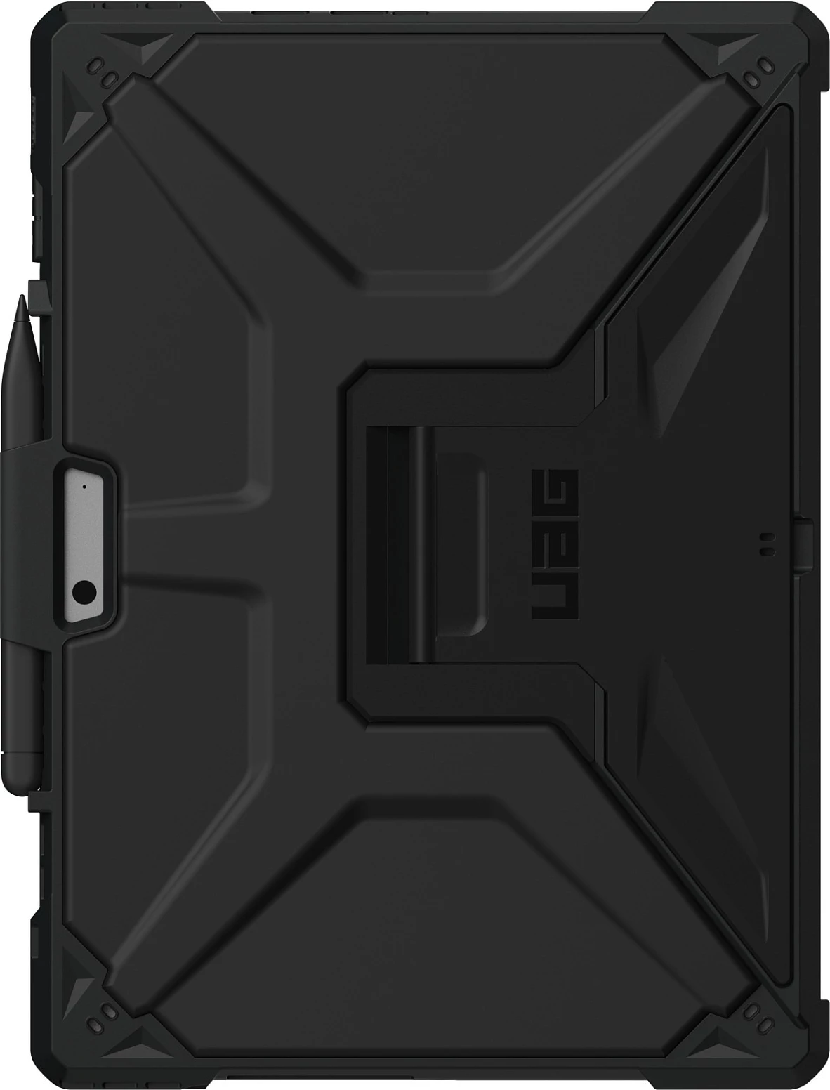 Mbështjellës rugged Urban Armor Gear Metropolis SE për Microsoft Surface Pro 9/10/11 13", me stand dhe pen loop, i zi