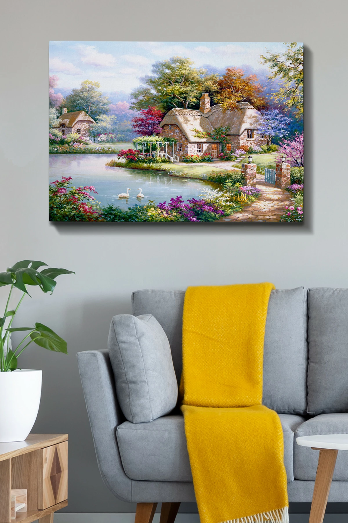 Pikturë dekorative në kanavacë Wallity, kanavacë tablo, 70x100cm - 111