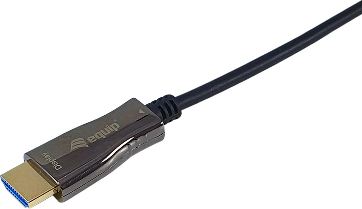 Kabllo HDMI EQUIP 2.0 Active Optical (AOC) 11943x, 15m, 4K/60Hz, HDR, e zezë