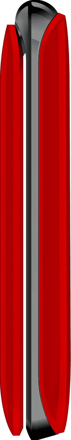 telefon me kapak Beafon C245, Dual SIM, ekran 2.4\", 2G, e kuqe, set me karikues