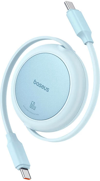 Kabllo USB-C në USB-C Baseus Free2Pull Mini, 1m, 60W, Blu