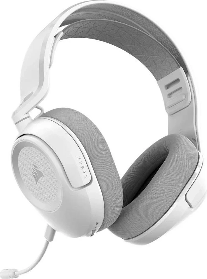Kufje Corsair HS35 V3 Wireless PlayStation, Dolby Atmos, USB-C/3.5mm, Bluetooth/Radio, të bardha