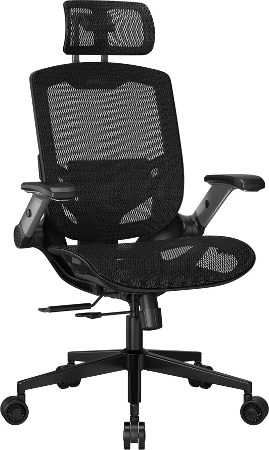 Karrige gaming COUGAR Speeder One, rrjetë, 2D mbështetëse krahu, 135°, 120 kg, e zezë