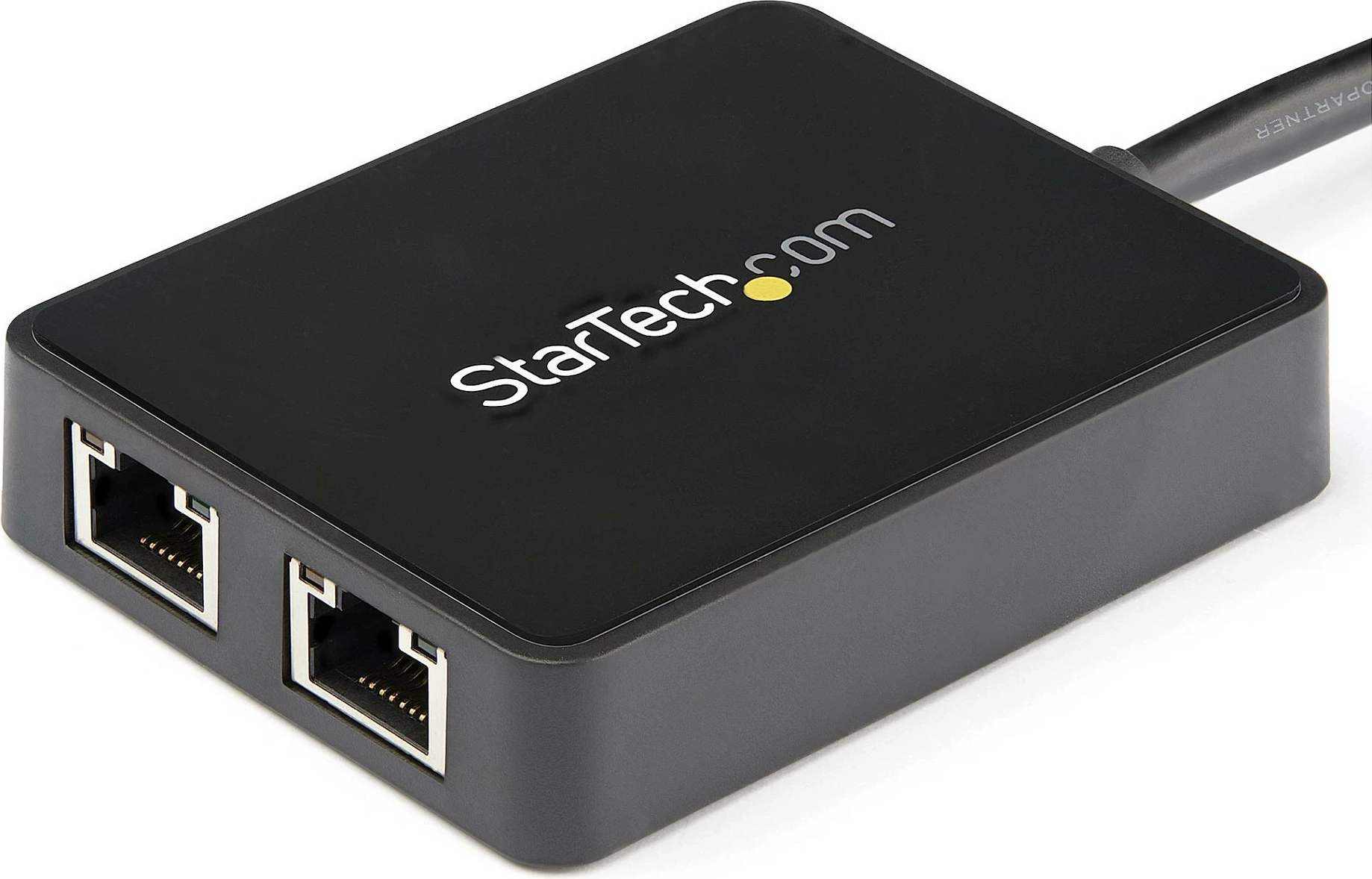 Adapter rrjeti StarTech USB 3.0 në 2x Gigabit Ethernet me port USB 3.0 pass-through, i zi