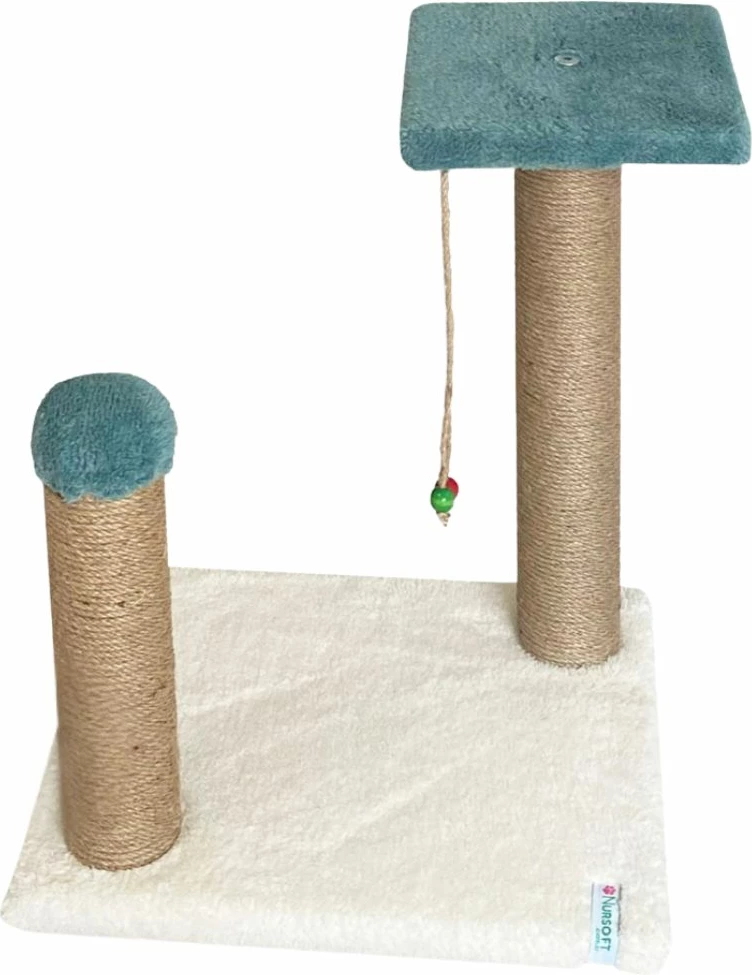 Dërrasë për gërvishtje për mace, ngjyrë turquoise, Paws & Whiskers, Else