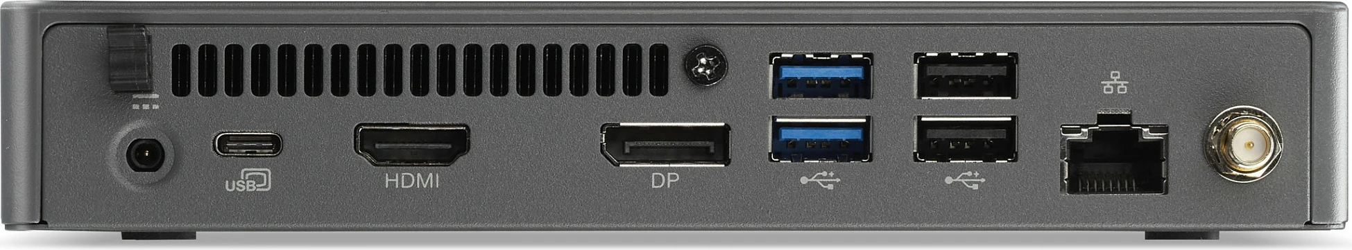 Mini PC Acer Veriton Essential VN2595G, Core 3-100U, 8GB RAM, 256GB SSD, Windows 11 Pro, gri e errët
