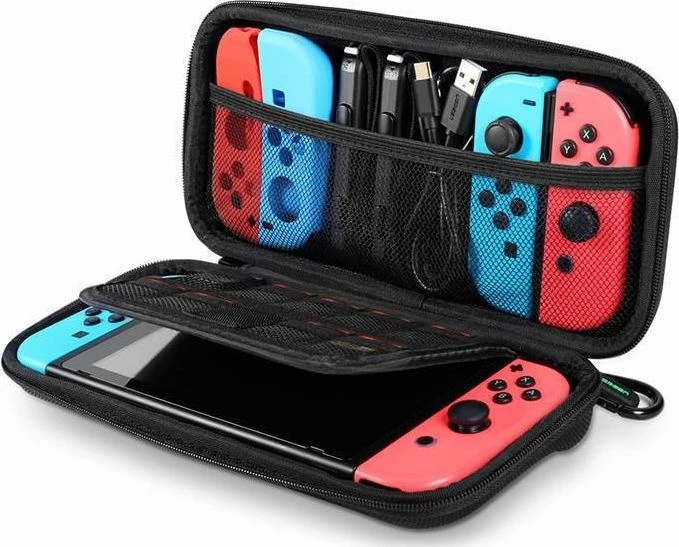 Këllëf Ugreen LP174 26x12x4 cm për Nintendo Switch, i zi