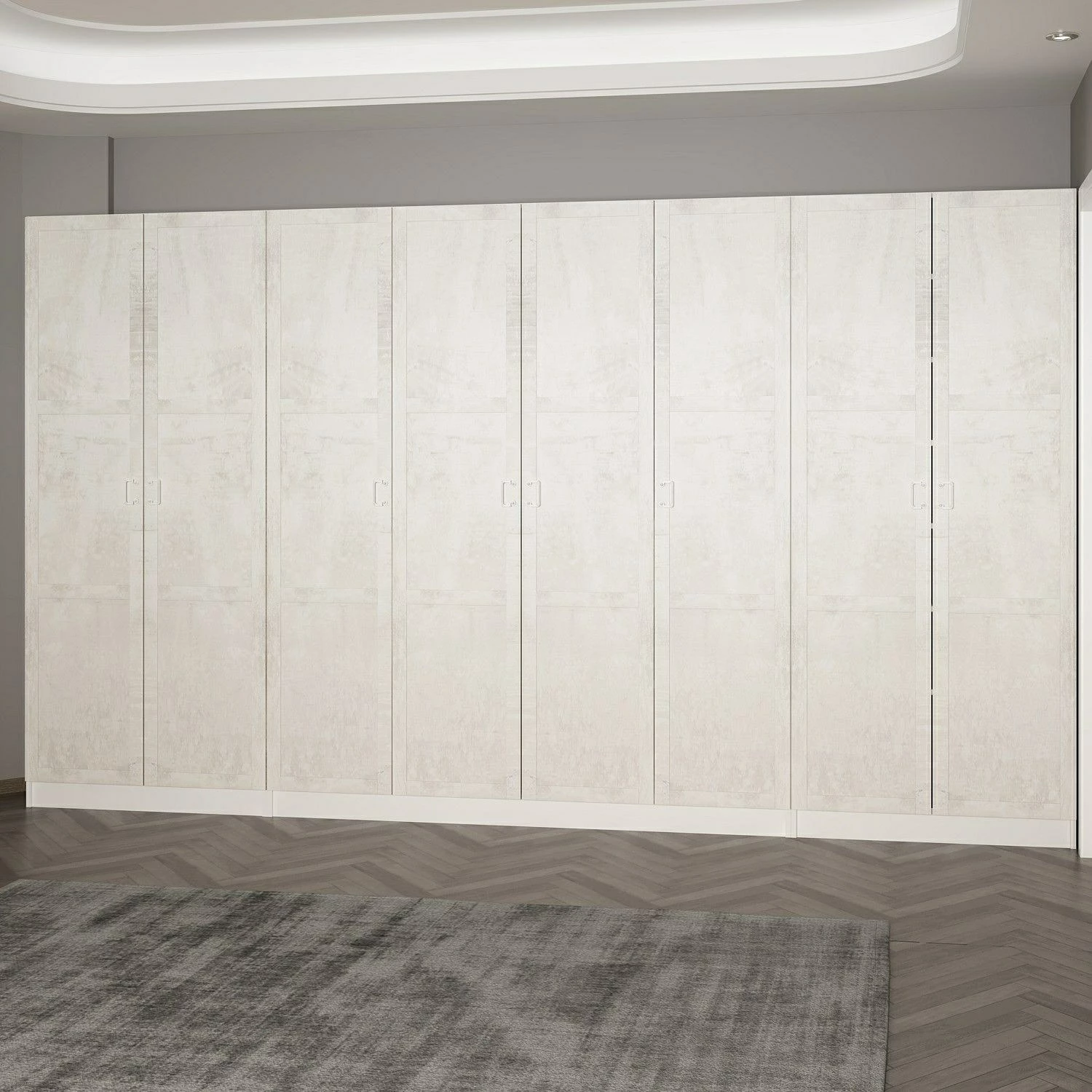 Stendë korridori Skye Decor, Noah - 8239, e bardhë, 360x210x35cm