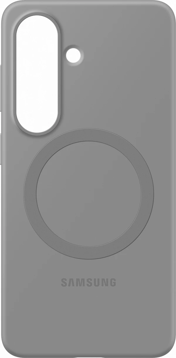 Mbështjellës silikoni magnetik Samsung Silicone Magnet Case për Samsung Galaxy S26+, kompatibil me MagSafe, gri, në kuti