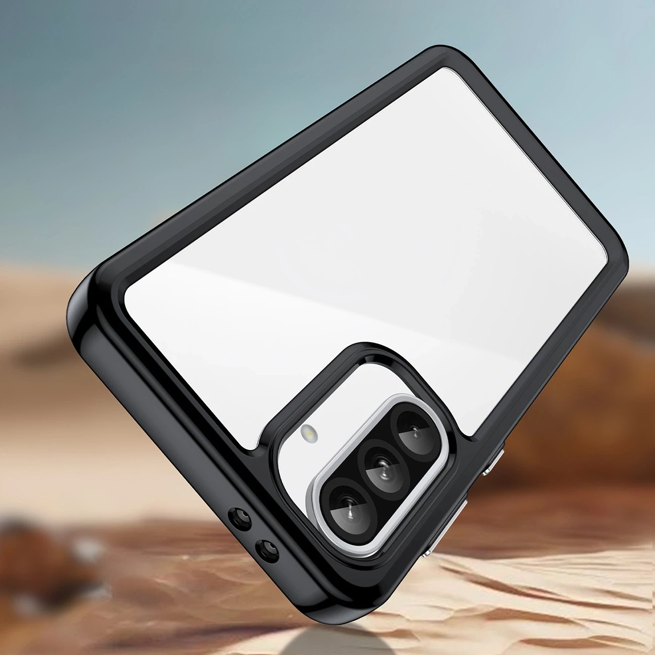Mbështjellës Hurtel Outer Space Case për Samsung Galaxy A56, TPU/PC, i zi