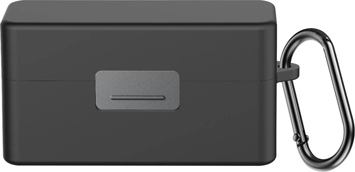 Mbështjellës Puluz PU716B për DJI Mic 2, silikon, i zi me karabiner