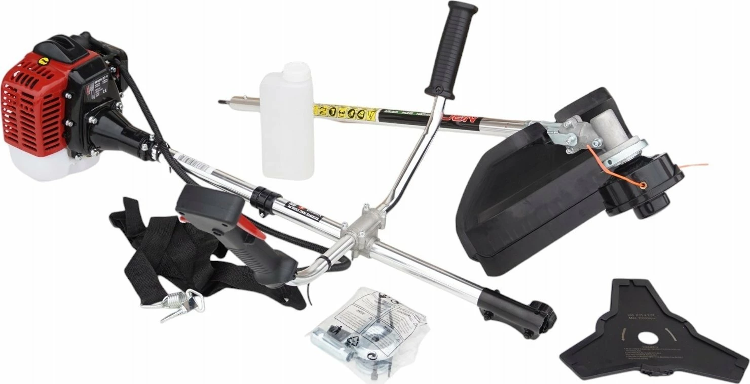 Trimer benzine NAC BP254-07-V 25.4cm³ 42cm 2-takt, kuqe/zezë