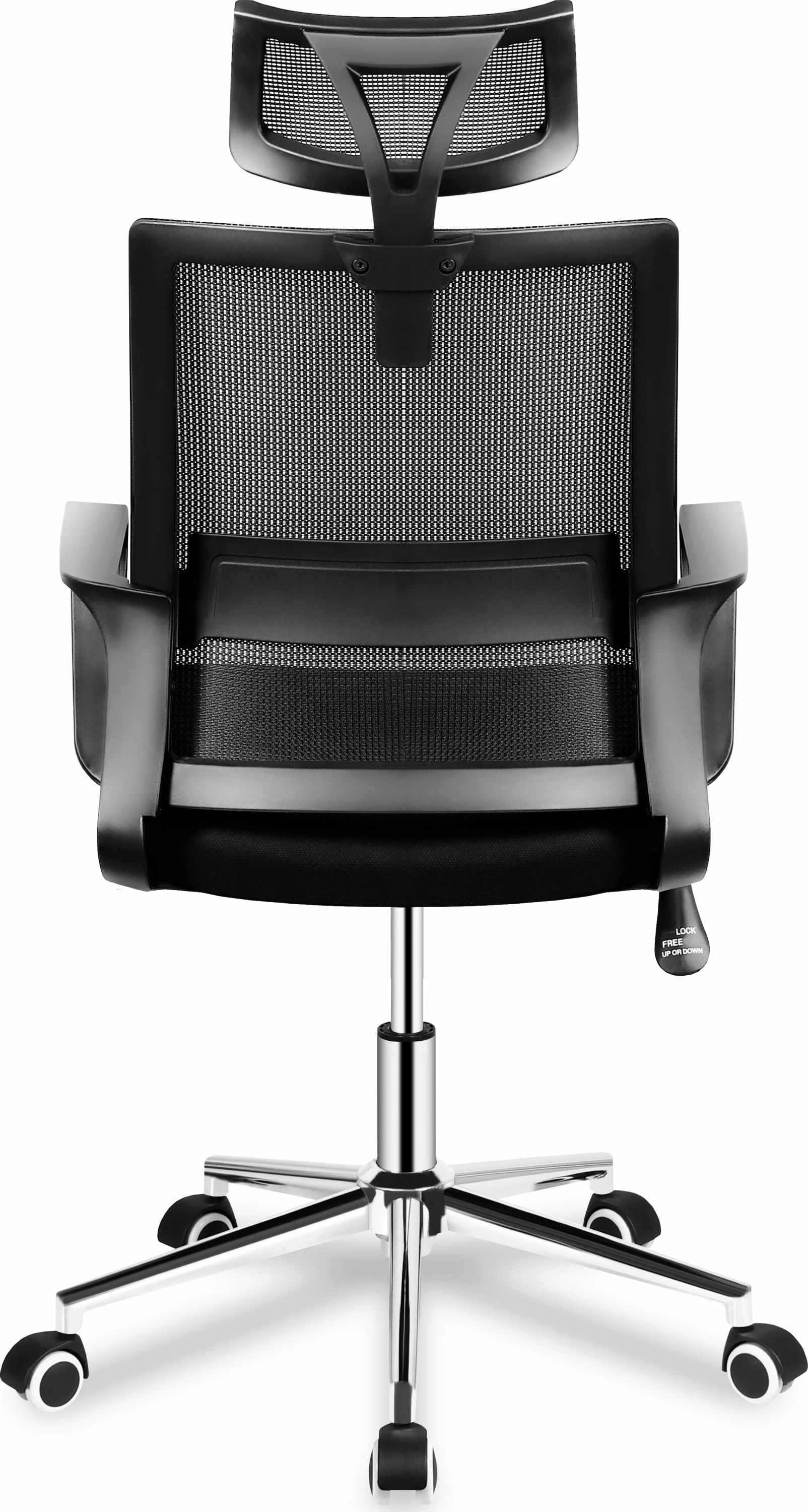Karrige zyre ergonomike Huzaro Manager 2.1, Mesh HD, me rrota, max 130 kg, e zezë