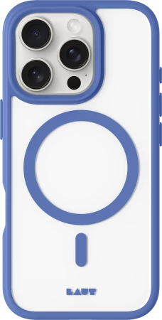 Mbështjellës LAUT Huex ProtectMagSafe për iPhone 16 Pro, kaltër