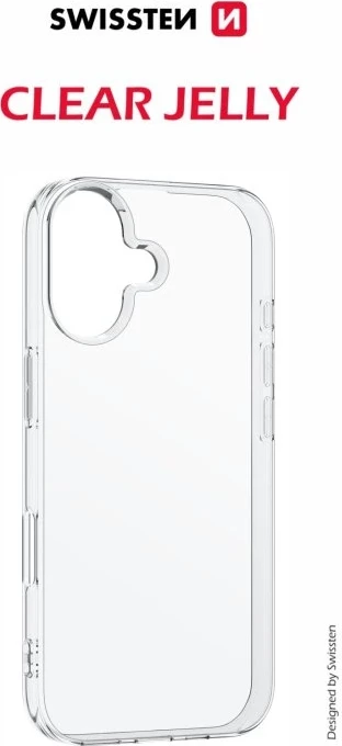Mbështjellës për iPhone 17 SWISSTEN Clear Jelly, transparent