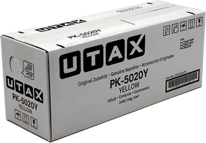Toner Utax PK-5020Y 1T02YJAUT0, rendiment 5000 faqe, e verdhë