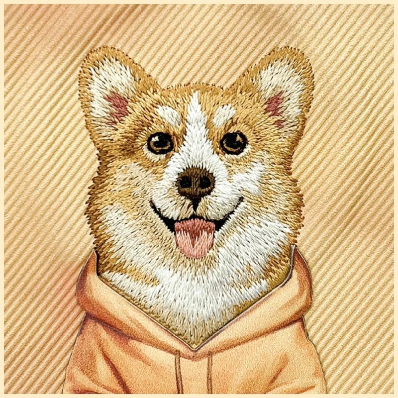 Kapak MagSafe Nimmy Gentle Pets Series Dog për iPhone 17 Pro, portokalli