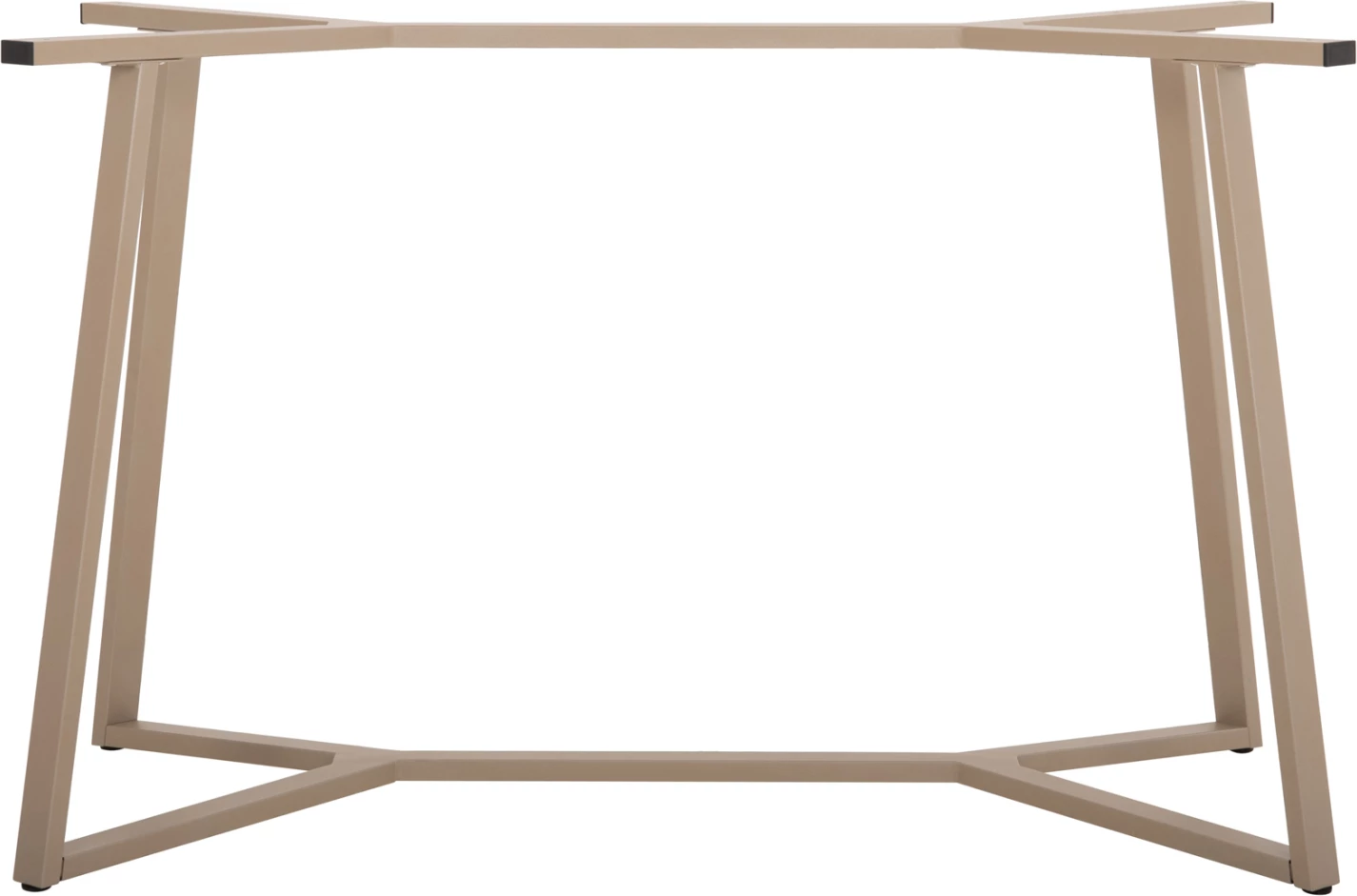 Kornizë metalike për tavolinë, ngjyrë kapuçino mat, FH471.25, 111x60x71cm