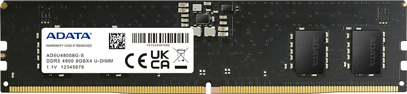 RAM Memorje ADATA Premier AD5U48008G-S, DDR5 8GB 4800MHz, DIMM, e zezë