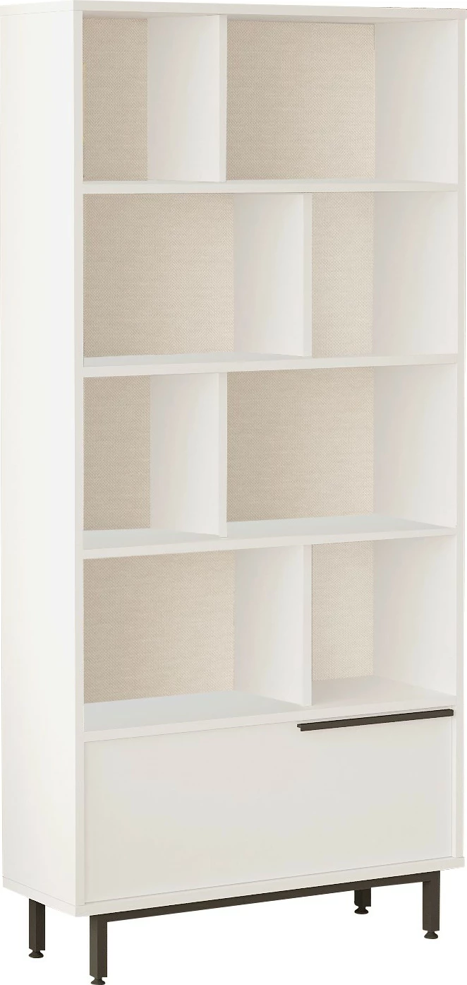 Raft librash Hanah Home, On4-W, ngjyrë e bardhë