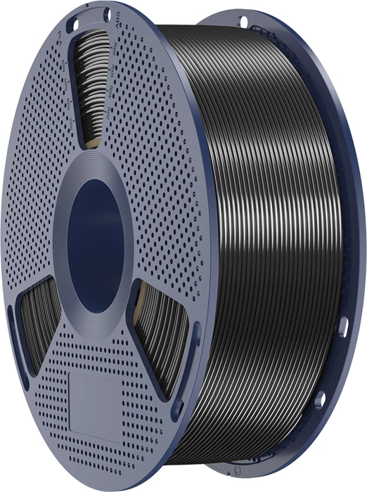 Filament për printim 3D Sunlu PLA+ Silk B 1.75 mm, i zi