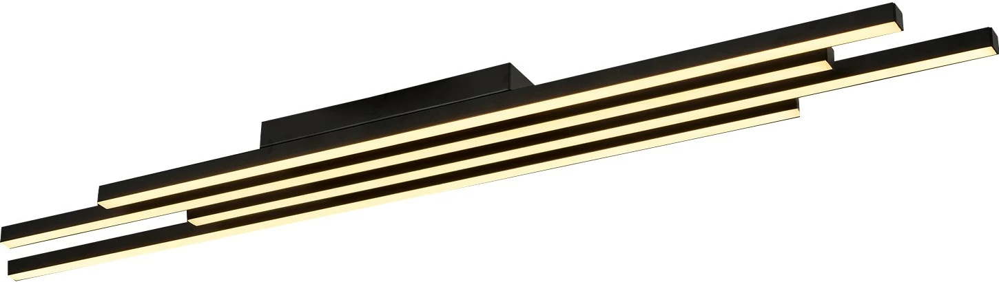 Llambë tavani moderne Opviq, e zezë, L1250