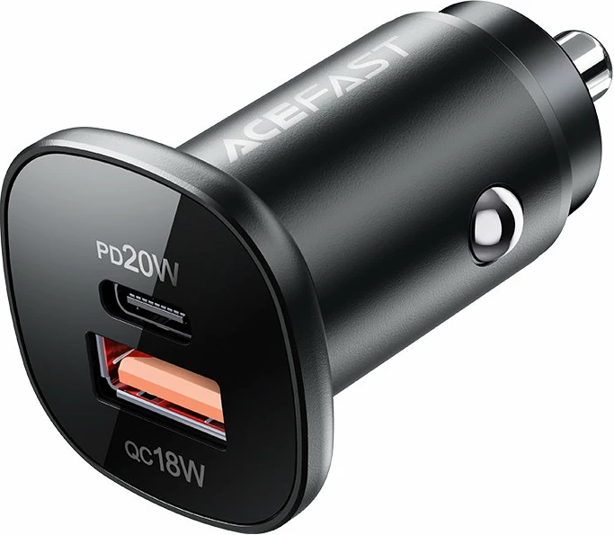Karikues makine, Acefast, B1, 38W, USB-C + USB, PD 20W, QC 3.0, PPS, 2 porta, i zi