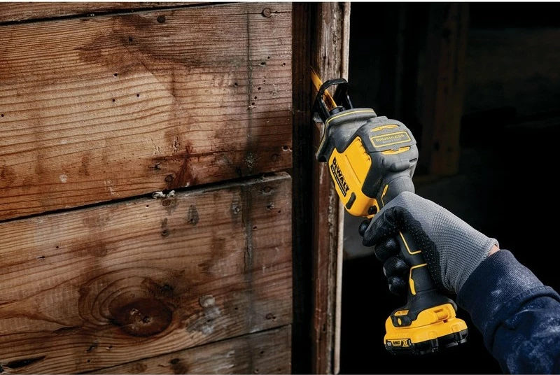 Sharrë elektrike DeWALT DCS312D2-QW, brushless, 12V, 2x2Ah, zi/verdhe