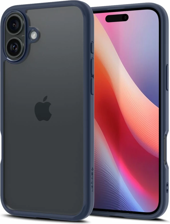 Mbështjellës Spigen Ultra Hybrid MagSafe për iPhone 16, Blu