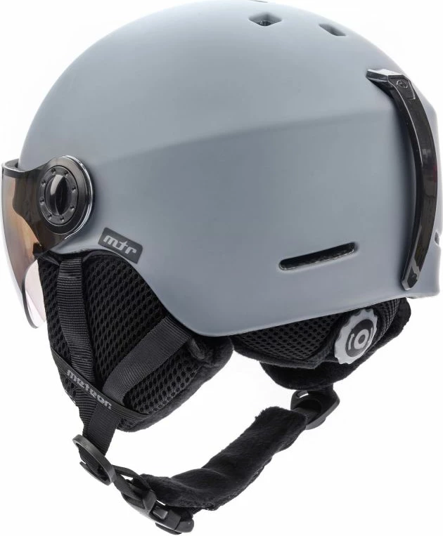 Helmetë skijimi Meteor, gri [Madhësia: Standarde]