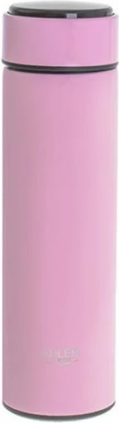 Termos Adler AD4506P 473ml me ekran LED touch, inox, rozë