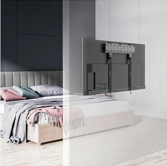 Mbajtëse muri për TV LogiLink, 32"-65", fikse, profil 33mm, e zezë