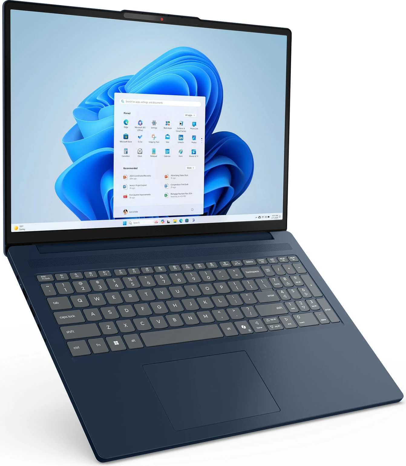 Laptop Lenovo IdeaPad 3 Slim, i5-13420H, 16GB RAM, 1TB SSD, 16 inç WUXGA, FreeDOS, Cosmic Blue