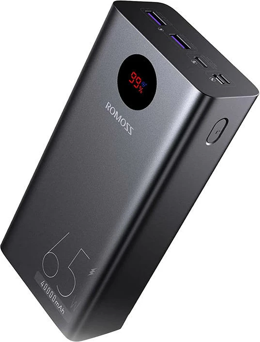Powerbank Romoss PEA40 Pro 40000mAh, 65W, e zezë