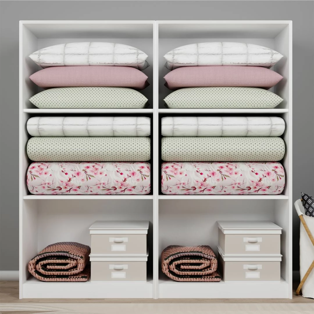 Dollap për rroba, ngjyrë e bardhë, Skye Decor Lucas 1600-90