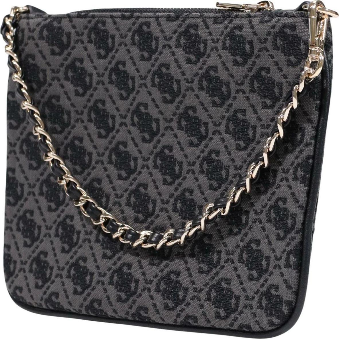 Çantë krahu për femra Guess Flat Pouch PW7561 P6274, antracit