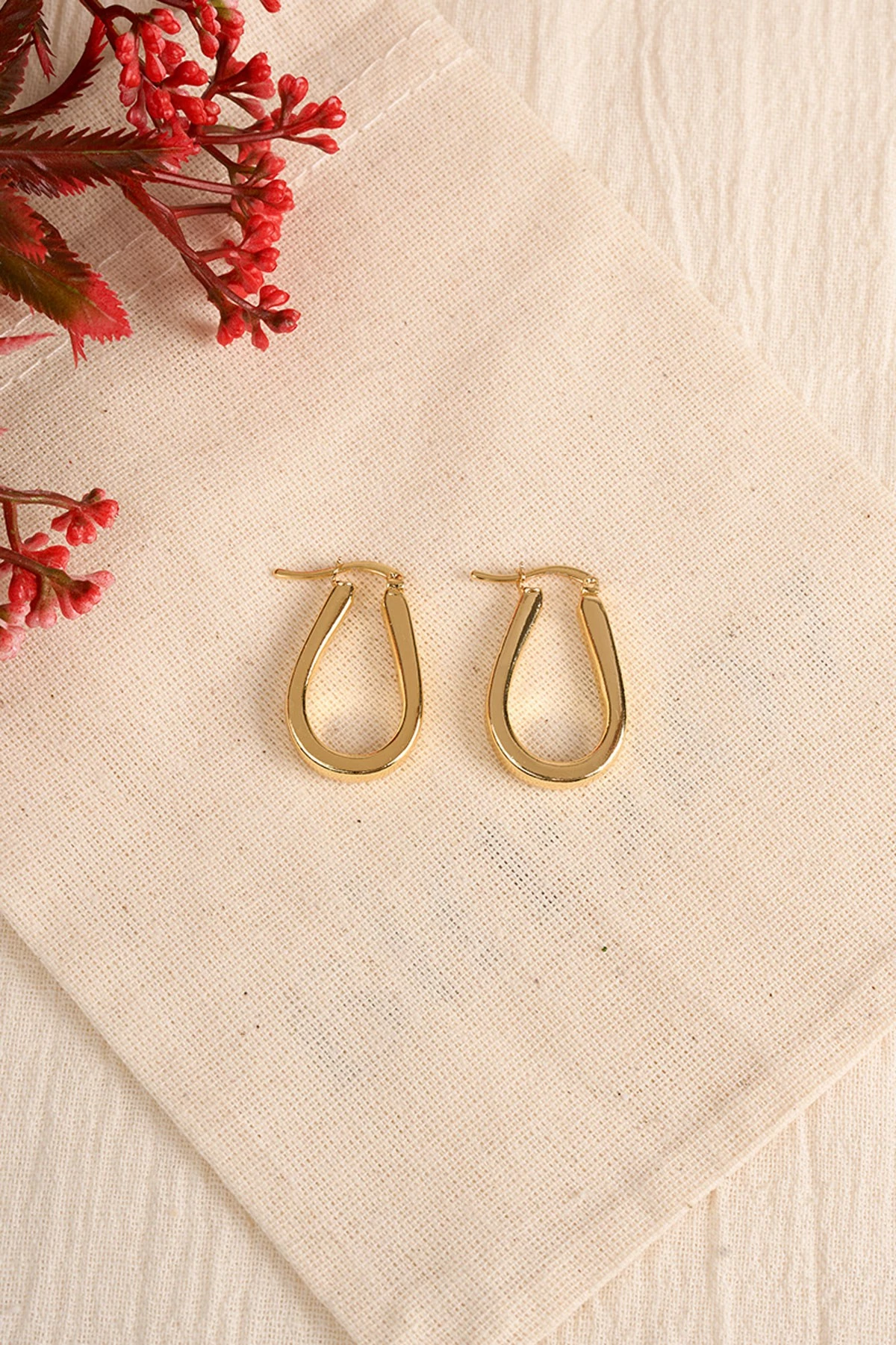 Vathë metalik Elika, ngjyrë ari, ELKGC68352