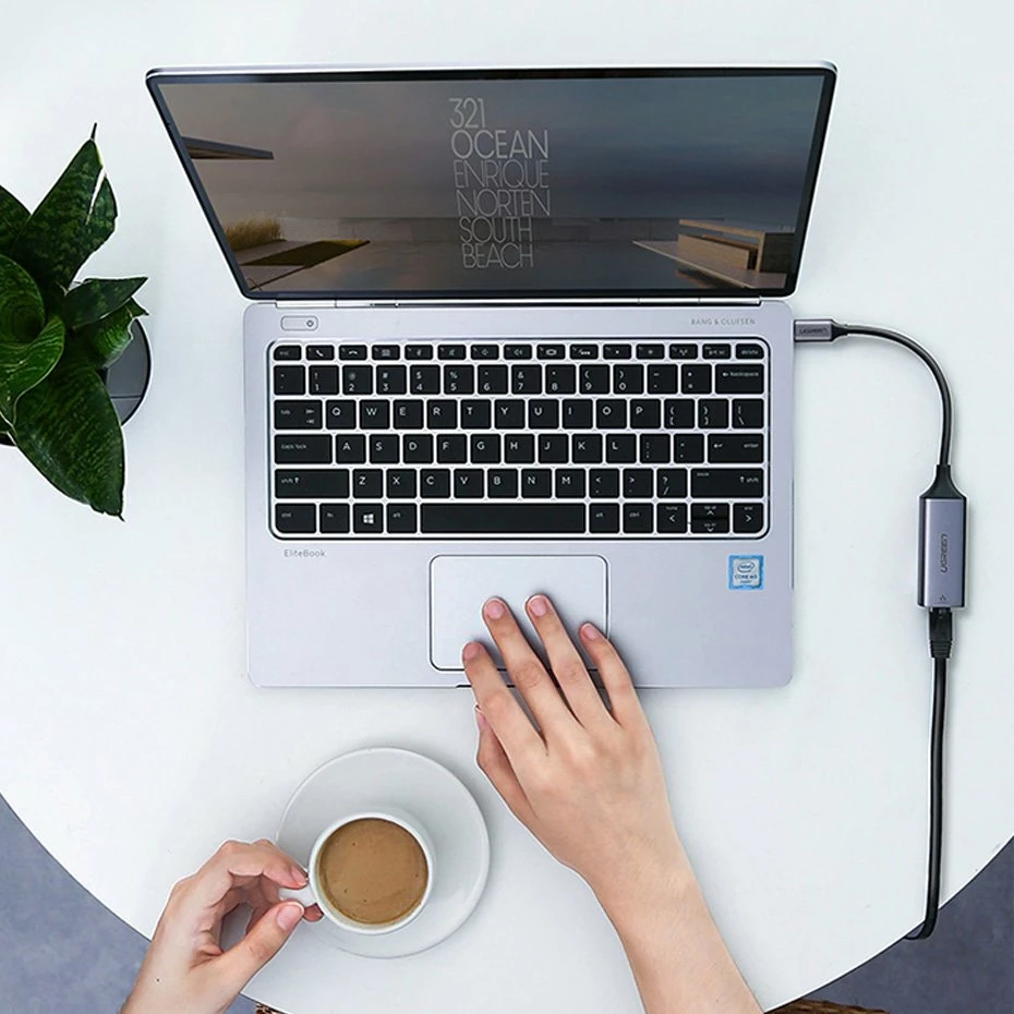 Adapter rrjeti Ugreen CM199, USB-C në RJ45, 1000 Mbps, Gri